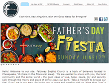 Tablet Screenshot of faithway-bc.com